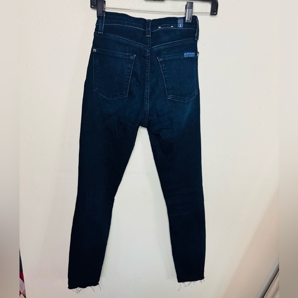 7 for all mankind high waist ankle skinny size 24 - Picture 5 of 10
